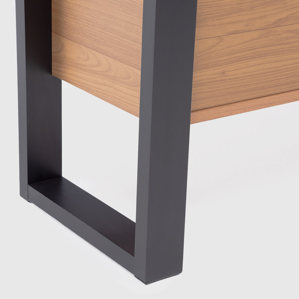 Rack Guayacán 1 Cajón Canela-Negro (TV 55")