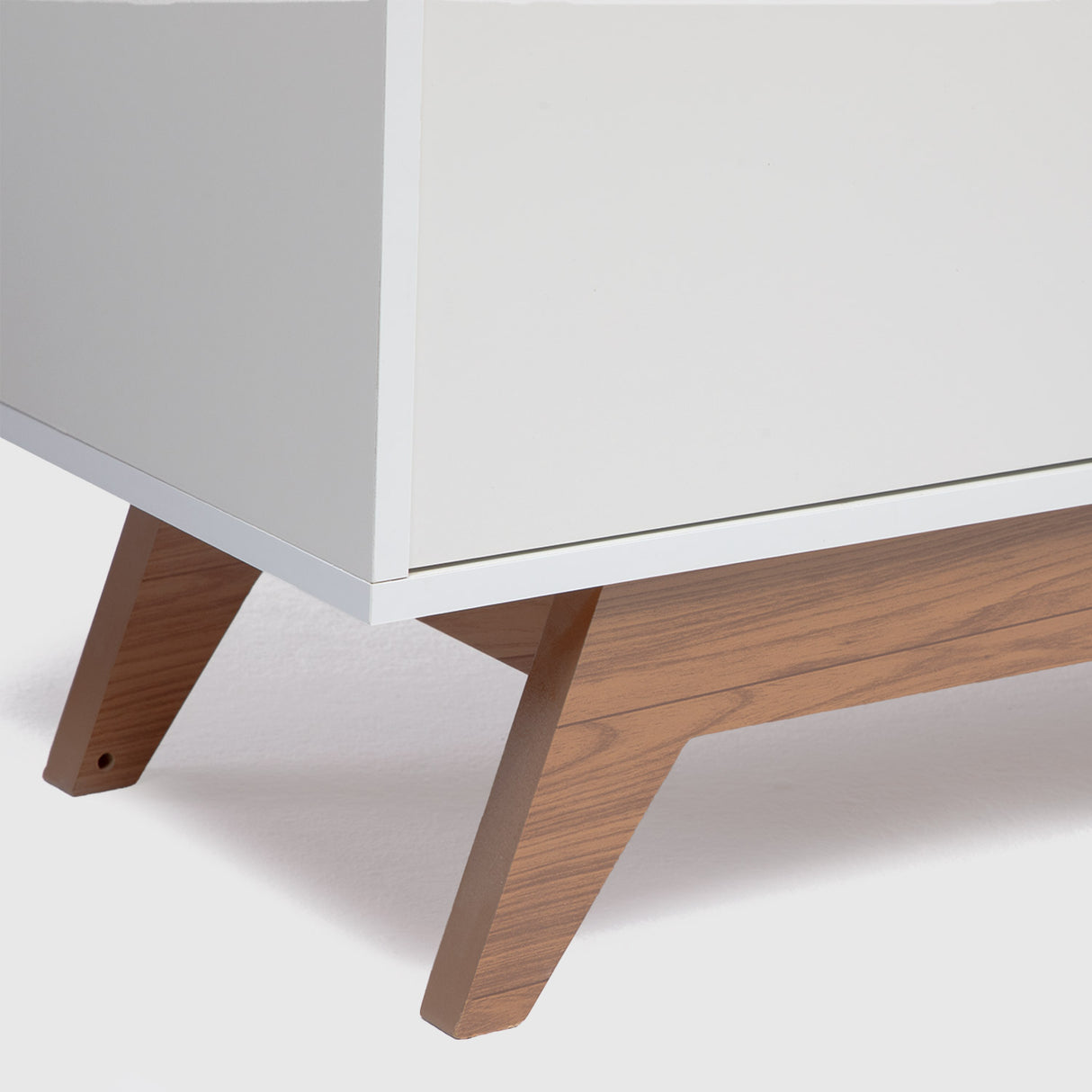 Rack Ulmo 2 Puertas Blanco-Canela (TV 75")