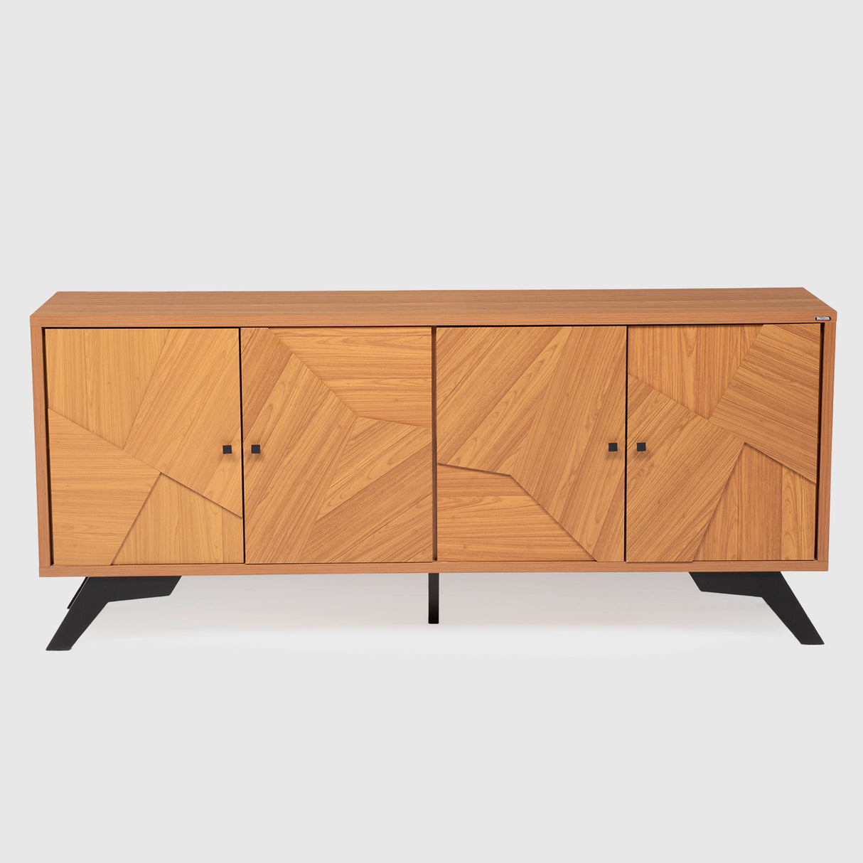 Rack Santos 4 Puertas Canela-Negro (TV 75")