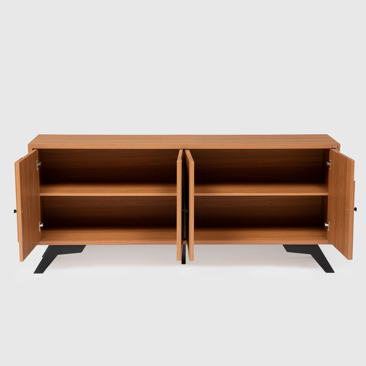 Rack Santos 4 Puertas Canela-Negro (TV 75")