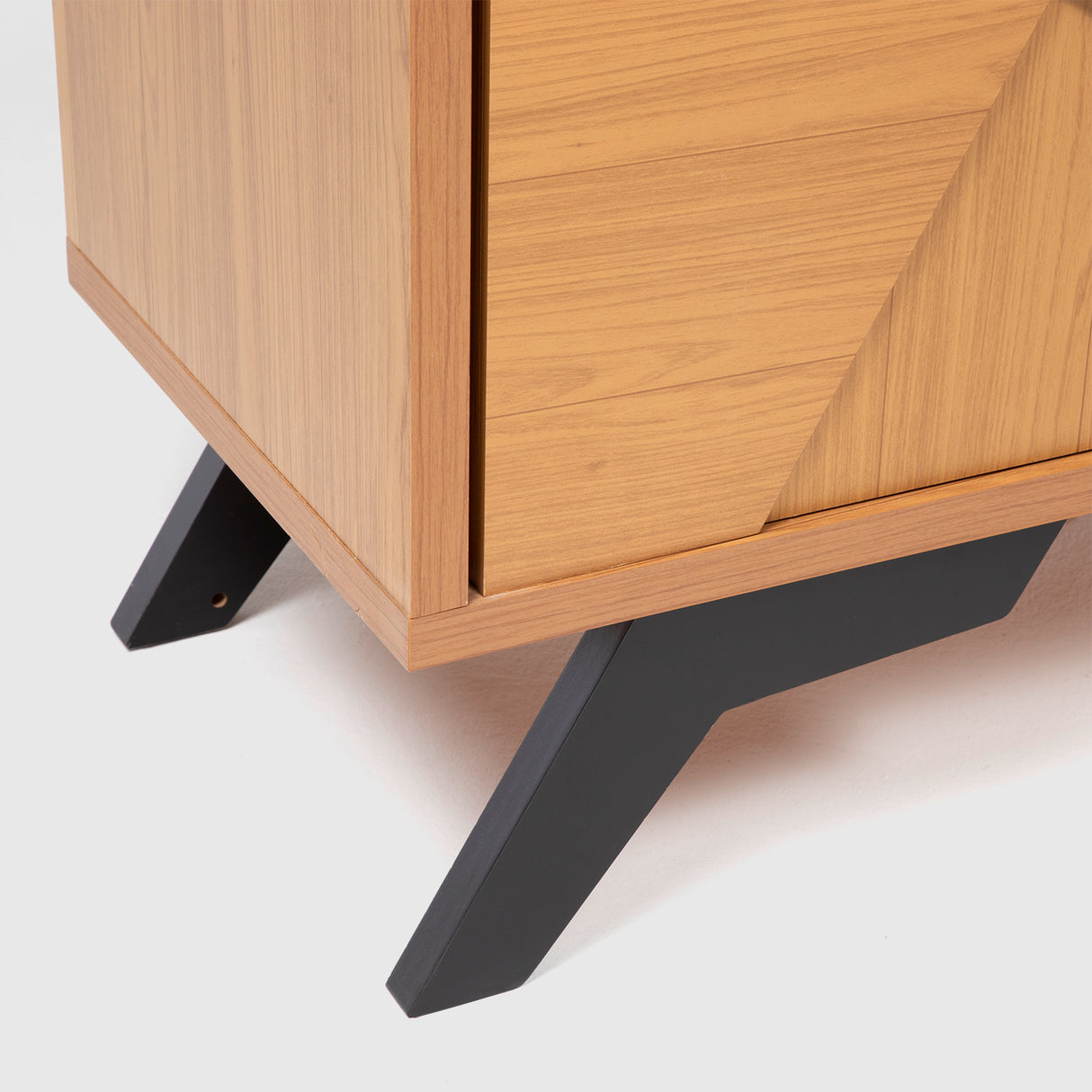 Rack Santos 4 Puertas Canela-Negro (TV 75")