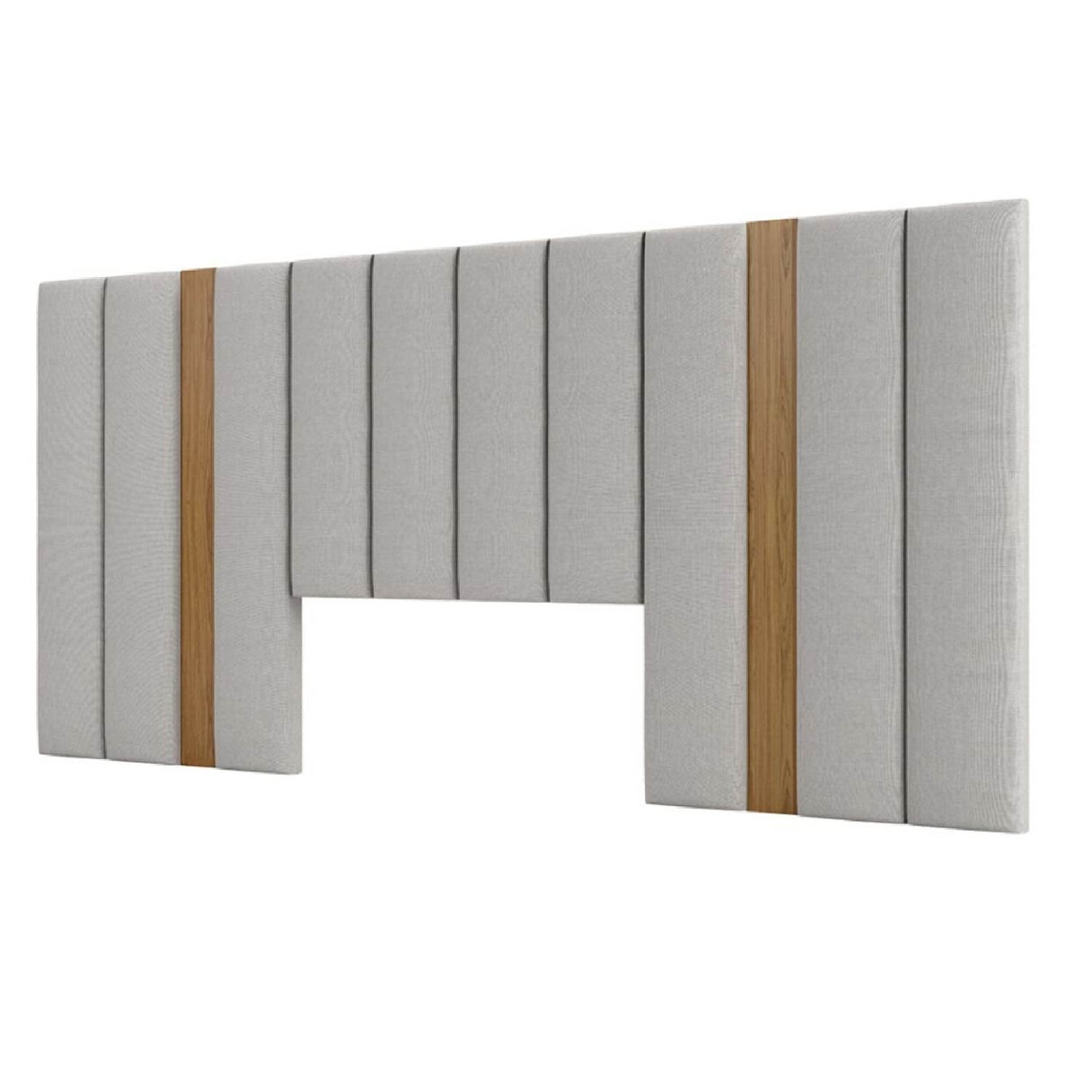 Respaldo Alcántara SúperKing Gris-Canela