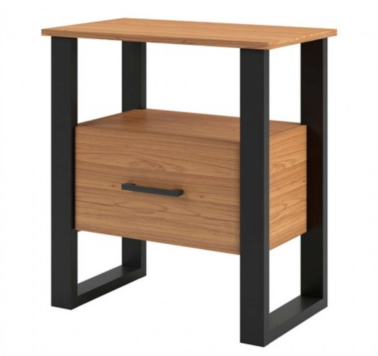 Velador Guayacán 1 Cajón Canela-Negro