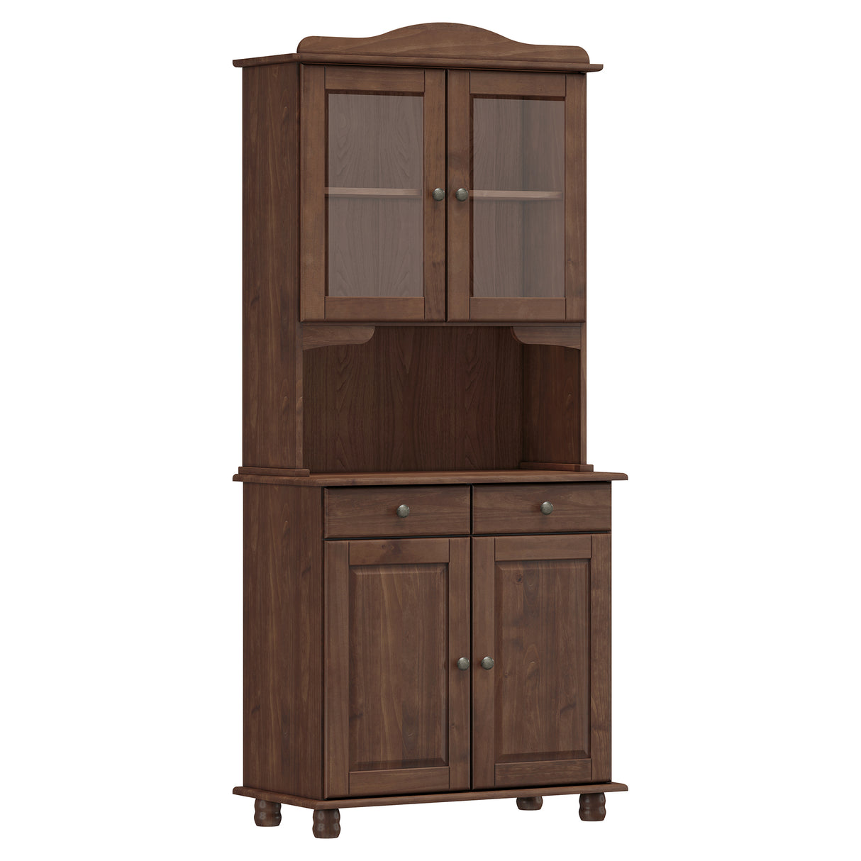 Vitrina Santa Fé 4 Puertas + 2 Cajones