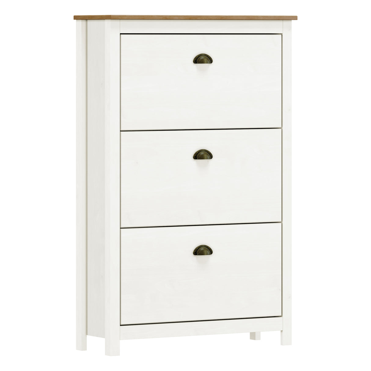 Zapatero Posadas 3 Puertas Blanco-Roble