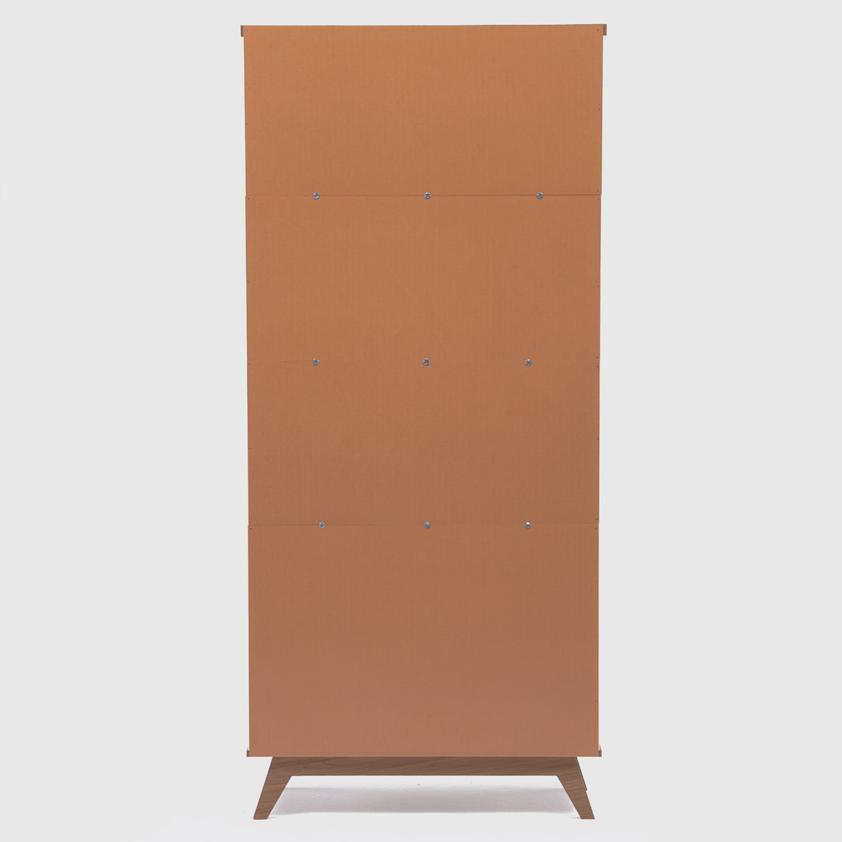 Vitrina Recife 2 Puertas + 1 Cajón Blanco-Canela