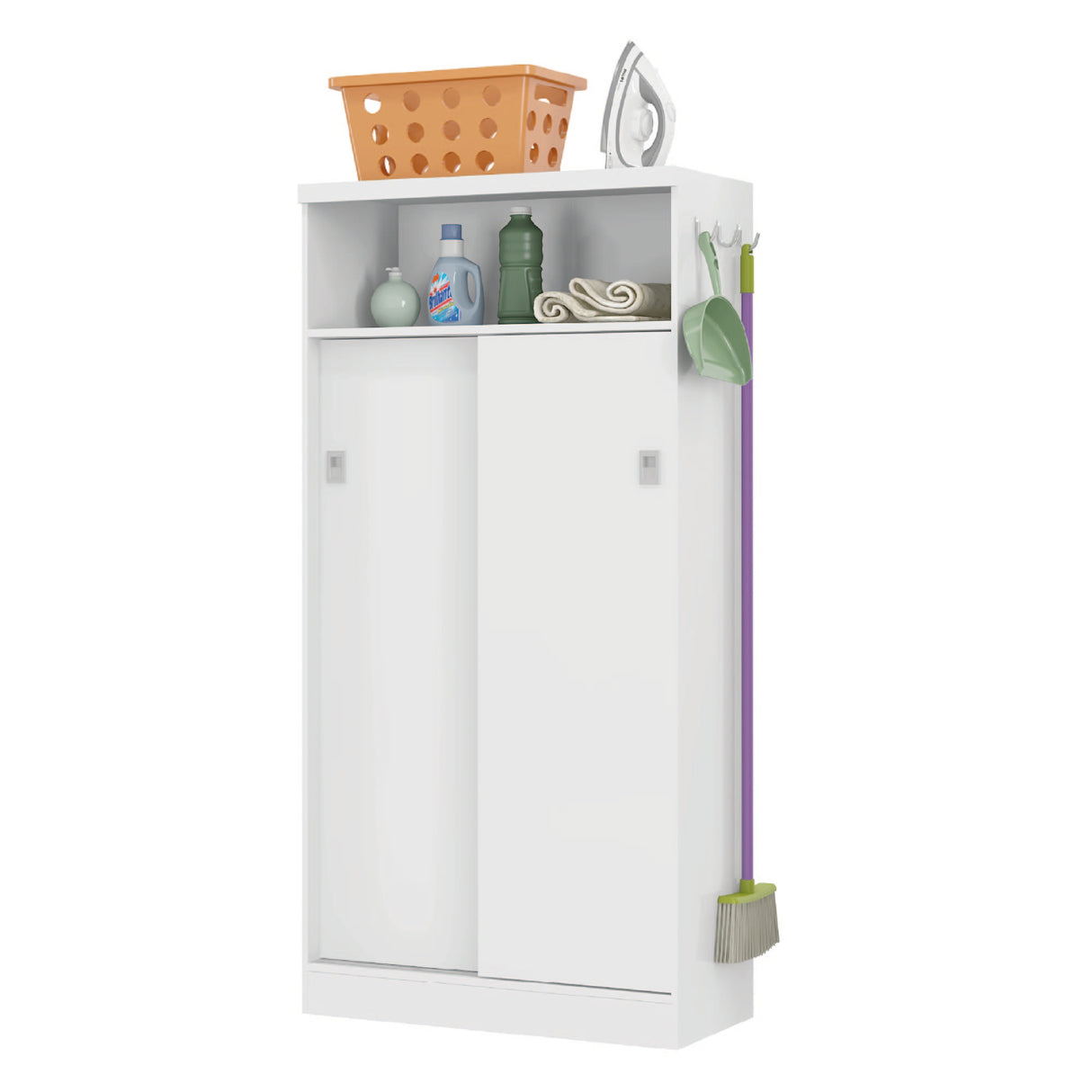 Estante Manaos 2 Puertas Blanco