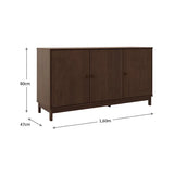 Buffet Essencia 3 Puertas Caoba