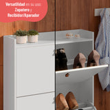 Zapatero Versa 2 Puertas Blanco
