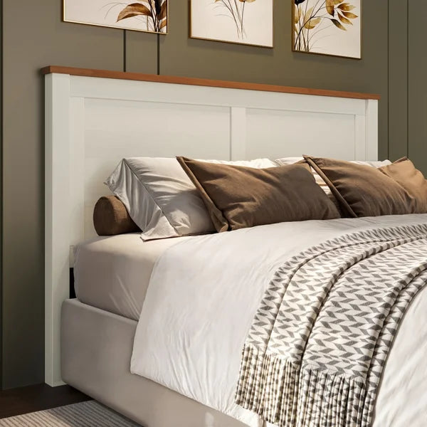 Respaldo Posadas 2 Plazas Blanco-Roble