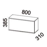 Módulo Aéreo Castaña 80 cm 1 Puerta