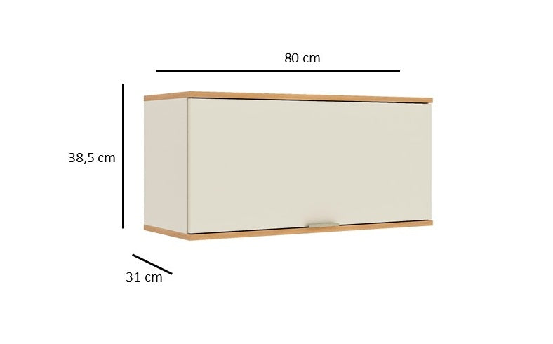 Módulo Aéreo Castaña 80 cm 1 Puerta