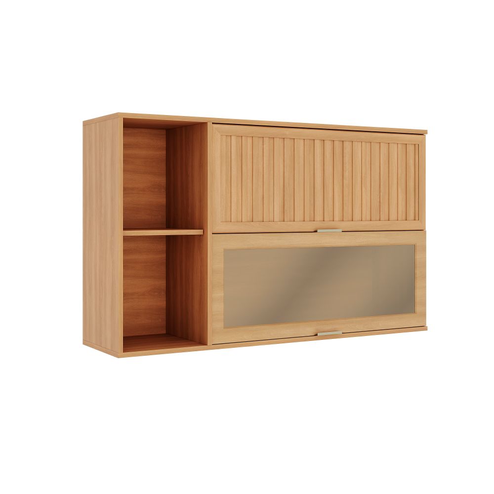 Módulo Aéreo Castaña 120 cm 1 Puerta Canela