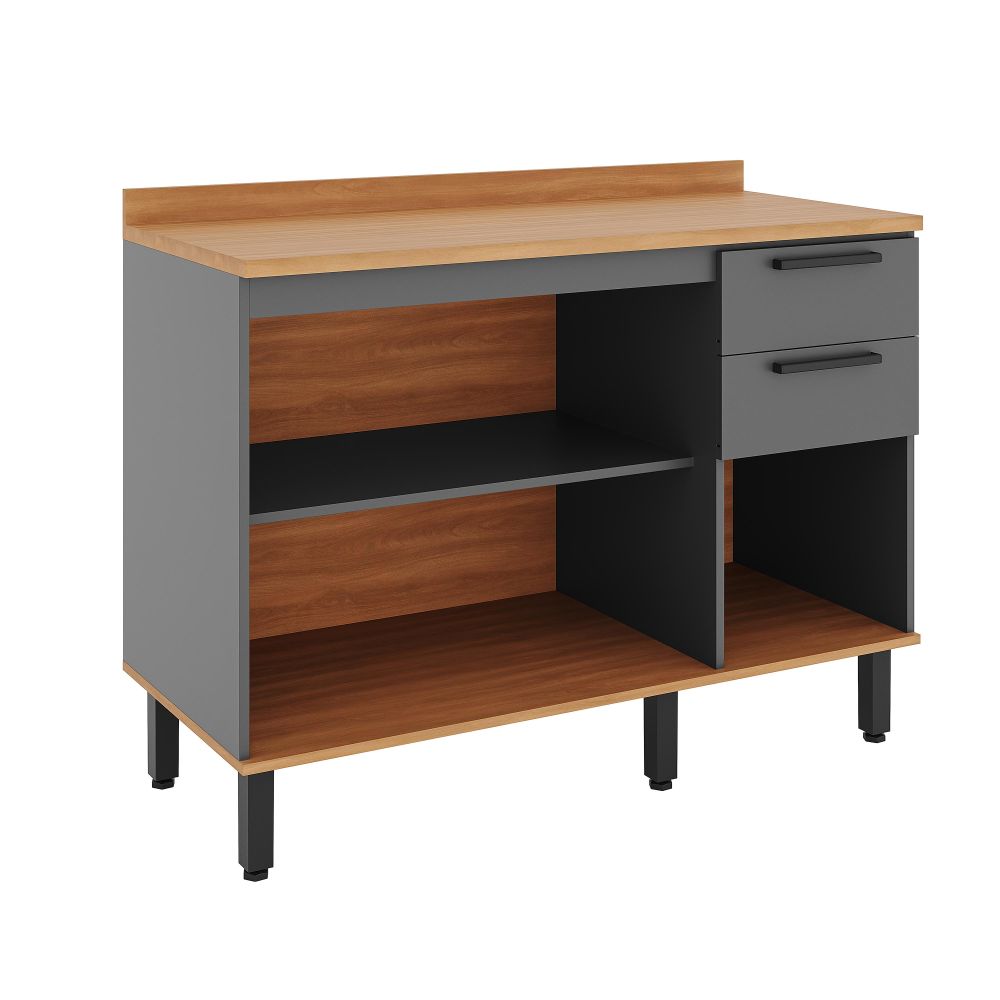 Base de Cocina Castaña con Cubierta