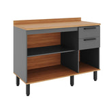 Base de Cocina Castaña con Cubierta