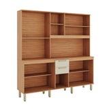 Estante de cocina Castaña 8 Puertas + 3 Cajones