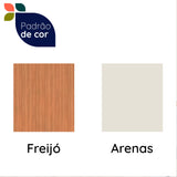 Estante de cocina Castaña 8 Puertas + 3 Cajones