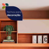 Estante de cocina Castaña 8 Puertas + 3 Cajones