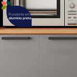 Despensero de Cocina 4 Puertas Castaña