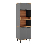 Despensero de Cocina 3 Puertas Castaña