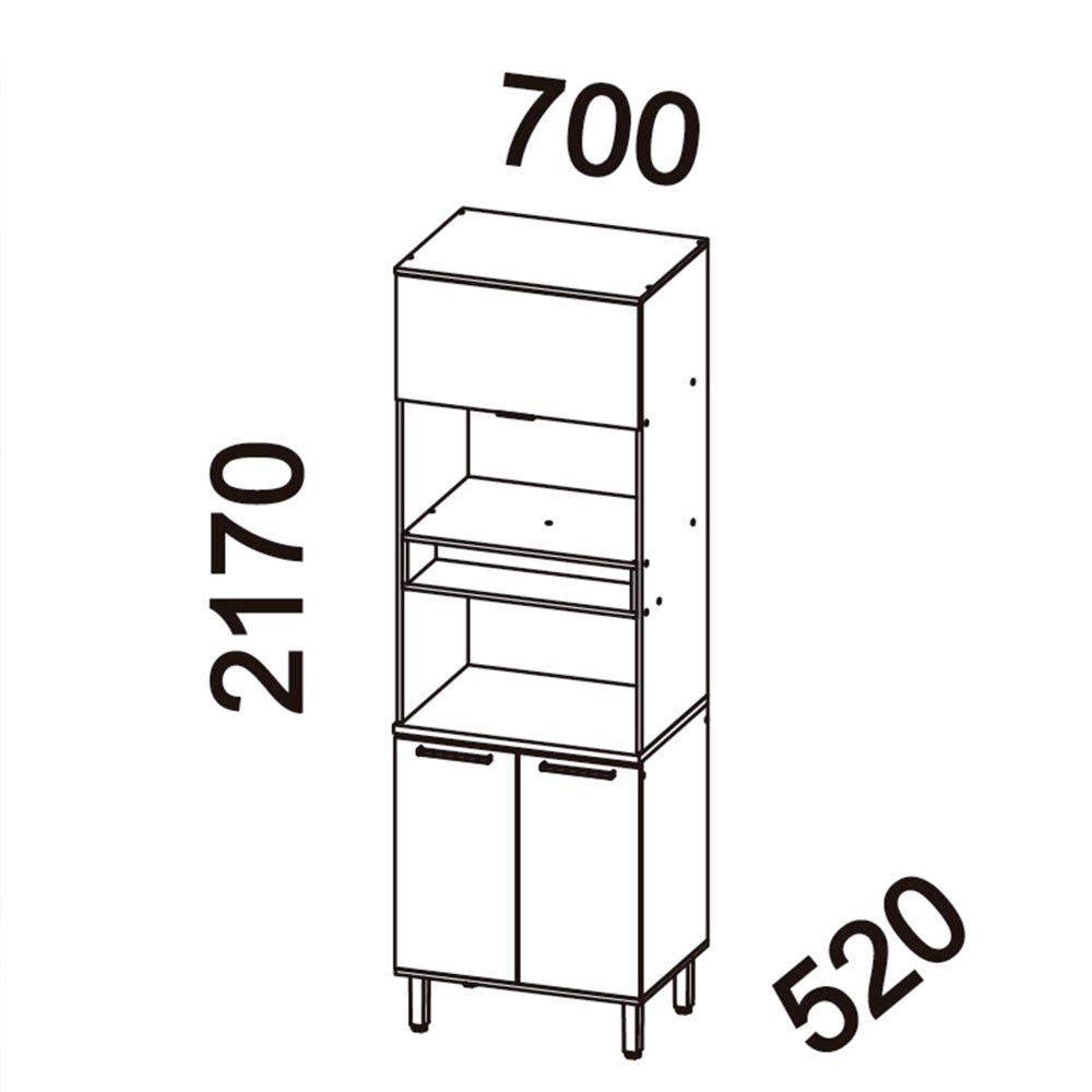 Mueble de Cocina Castaña 4 Módulos Arena - Canela