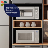 Mueble de Cocina Castaña 4 Módulos Ceniza - Canela