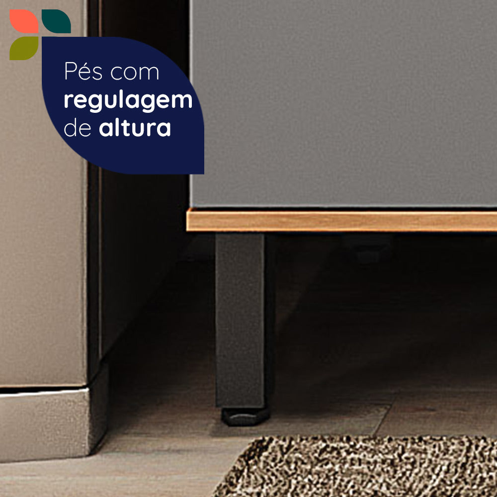 Mueble de Cocina Castaña 4 Módulos Ceniza - Canela