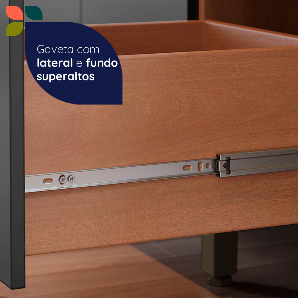 Mueble de Cocina Castaña 4 Módulos Ceniza - Canela