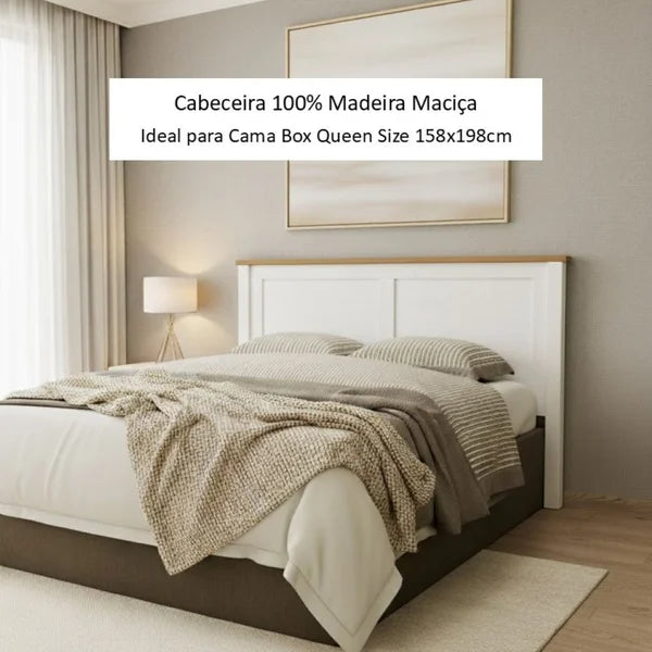 Respaldo Posadas 2 Plazas Blanco-Roble