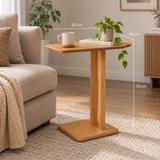 Mesa Lateral Rectangular 60cm Canela