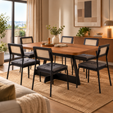 Comedor Itaparica 6 Personas Canela-Negro