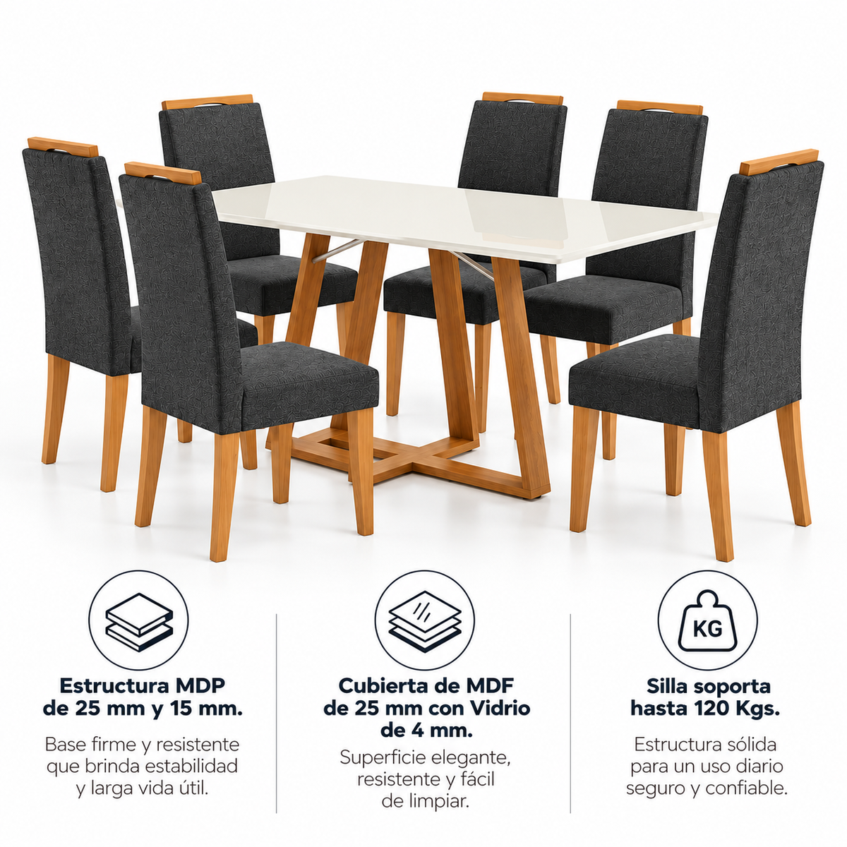 Comedor Florencia 6 Sillas