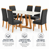 Comedor Florencia 6 Sillas