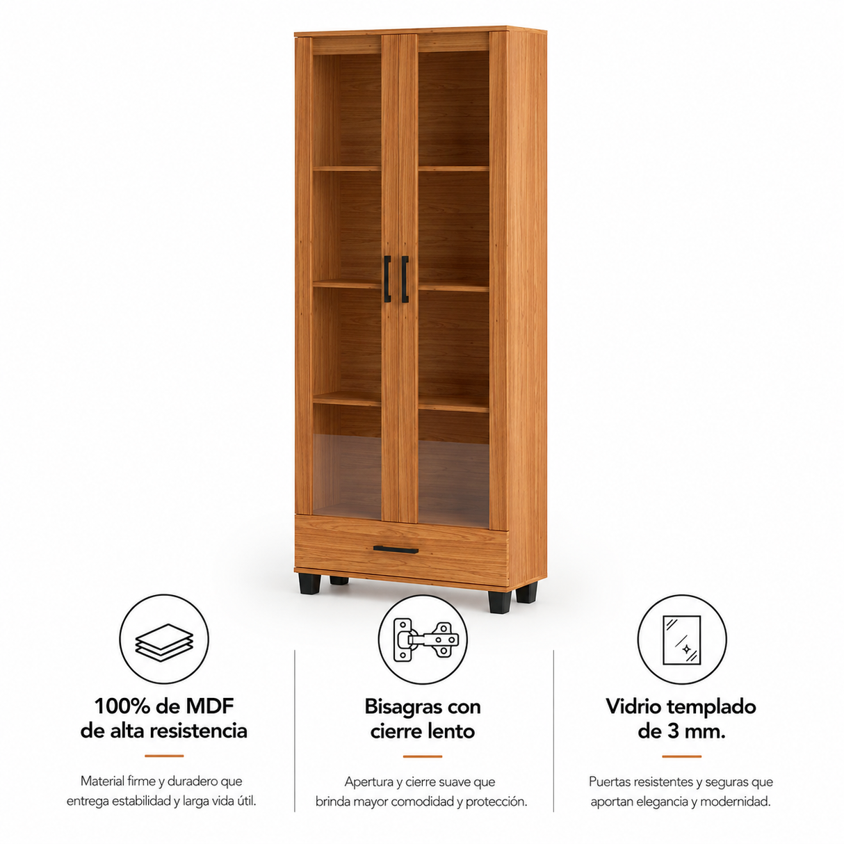 Vitrina Riñihue + Rack Queule