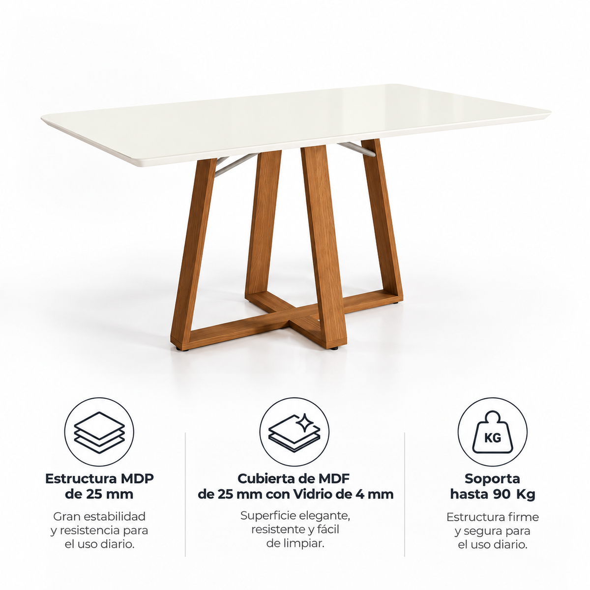 Mesa de Comedor Florencia 6 Personas