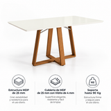 Mesa de Comedor Florencia 6 Personas