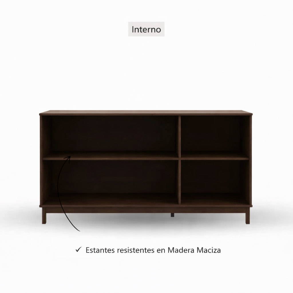 Buffet Essencia 3 Puertas Caoba