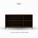 Buffet Essencia 3 Puertas Caoba