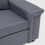 Sofá Antonia 3 Cuerpos + 2 Pouf