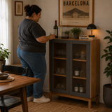 Bar Barcelona Gráfito - Roble