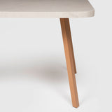 Mesa de Comedor Cubierta tipo Mármol 6 Personas Palmas