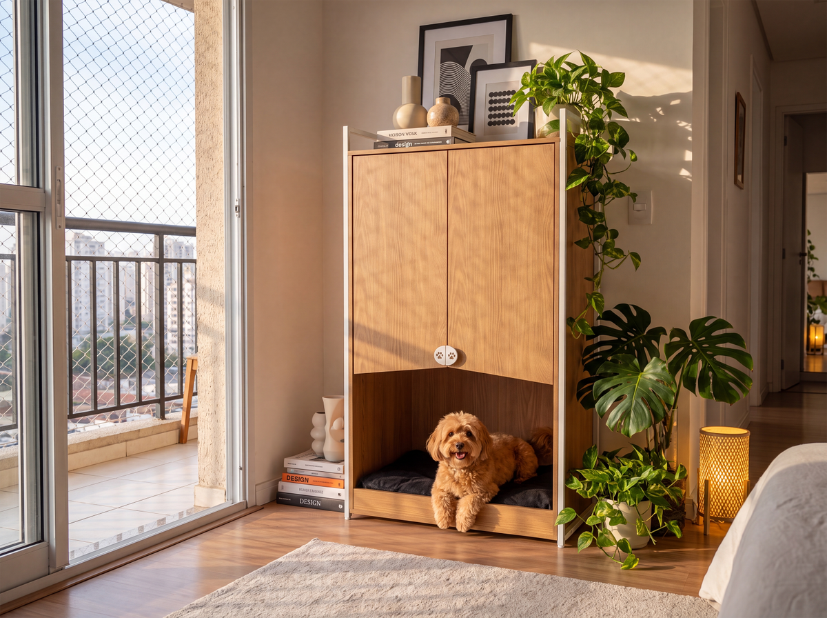 Estante con Cama para Mascota