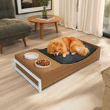 Cama para mascota (con platos incluidos)