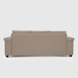 Sofá Antonia 3 Cuerpos + 2 Pouf