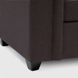 Sofá Antonia 3 Cuerpos + 2 Pouf