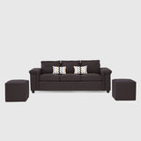 Sofá Antonia 3 Cuerpos + 2 Pouf