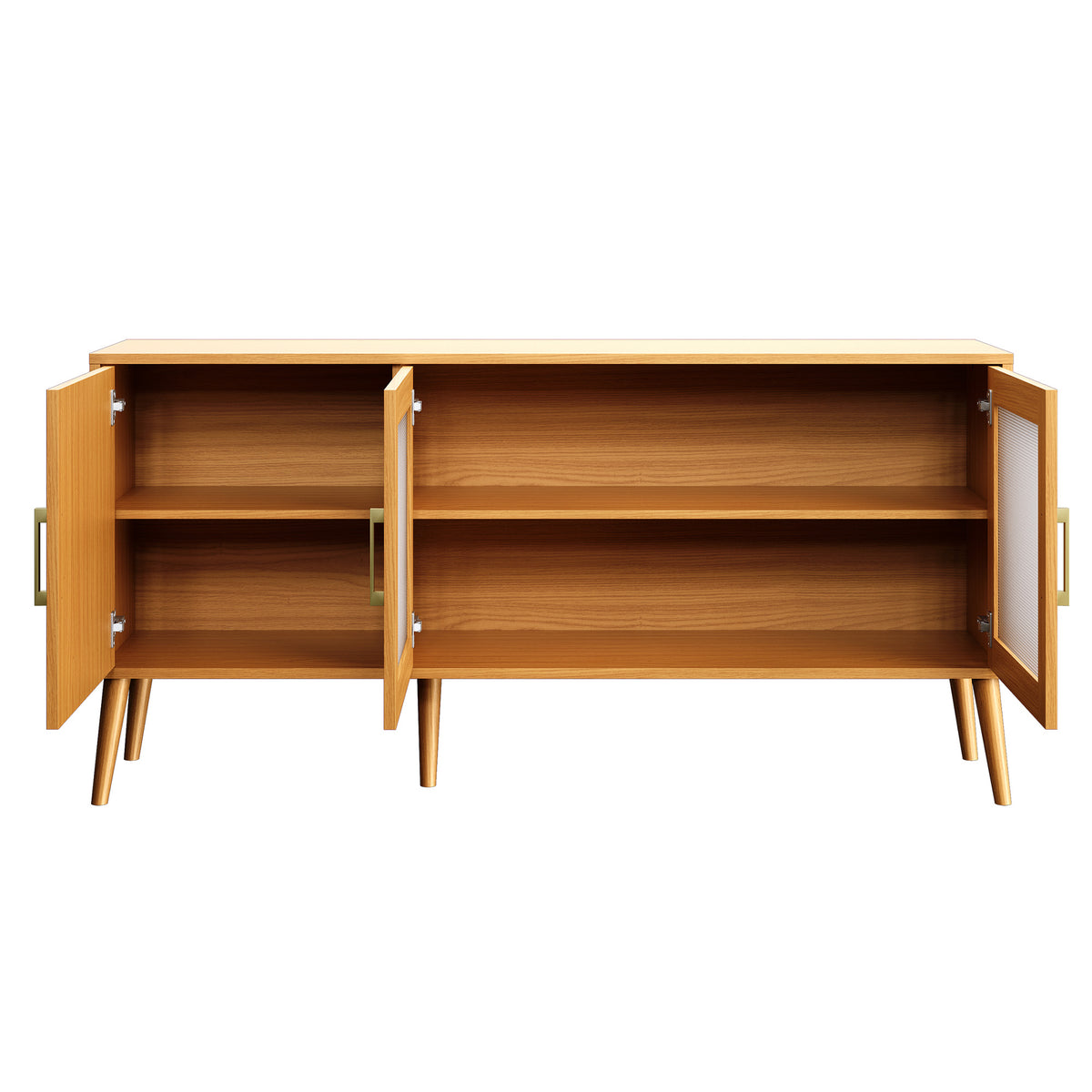 Rack Fortaleza 3 Puertas 160cm Canela