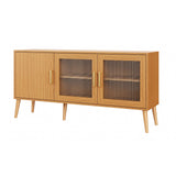 Rack Fortaleza 3 Puertas 160cm Canela