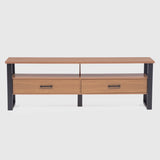 Rack Queule 2 Cajones Canela-Negro (TV 75")