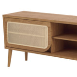 Rack Alturas 1 Puerta + 2 Cajones Canela (TV 85")